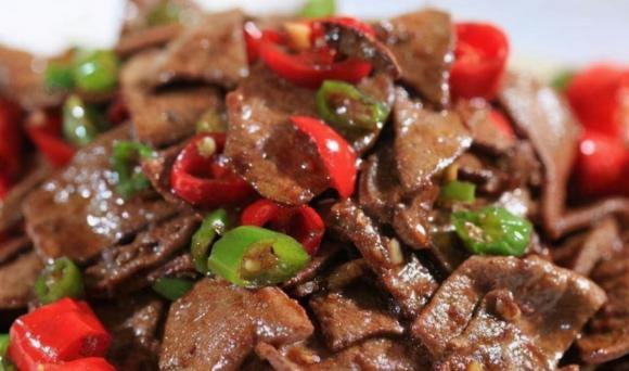 ẩm thực gia đình, món ngon mỗi ngày, gan heo xào